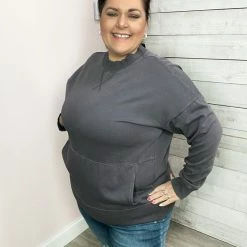 Mono B Clothing "For You" Mineral Washed Fleece Pullover 7 Mono B Clothing