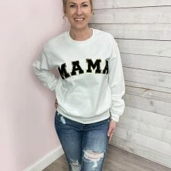 Phat Clothing Mama White Sweatshirt
