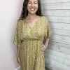 Honeyme "Champagne Toast" Back Tie Wrap Dress