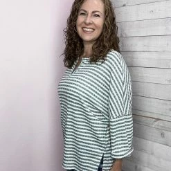 Blumin Clothing "Her Moment" Oversize Striped Top