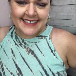 Crepas Clothing "Ocean Break" Mint Tank *FINAL SALE*