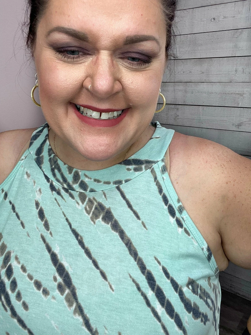 Crepas Clothing "Ocean Break" Mint Tank *FINAL SALE* 2 Crepas Clothing "Ocean Break" Mint Tank *FINAL SALE*