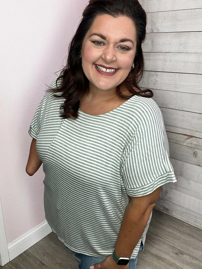 Ps Kate "Boat Life" Stripe Top W/Back Bar Clothing 4 Ps Kate "Boat Life" Stripe Top W/Back Bar Clothing