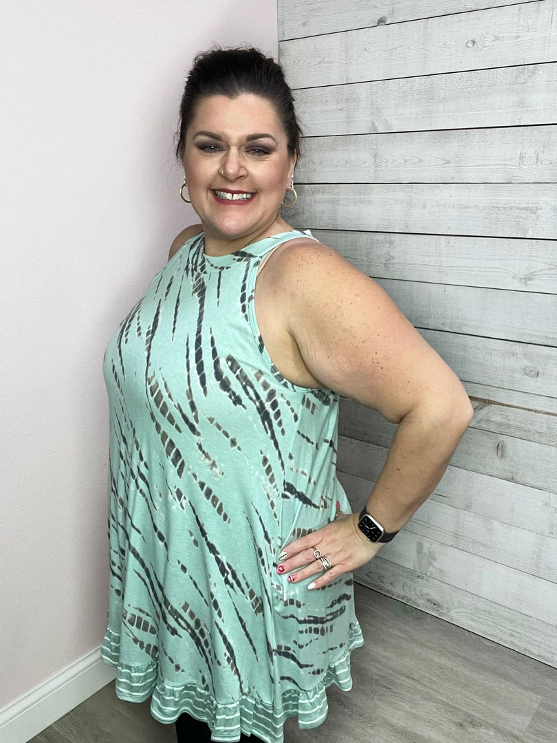 Crepas Clothing "Ocean Break" Mint Tank *FINAL SALE* 5 Crepas Clothing "Ocean Break" Mint Tank *FINAL SALE*