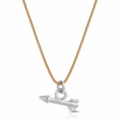 Lucky Feather Positive Direction Arrow Necklace