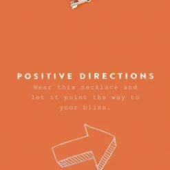 Lucky Feather Positive Direction Arrow Necklace