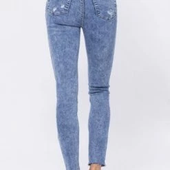Clothing Judy Blue Hi-Rise Acid Wash Skinny- 88266