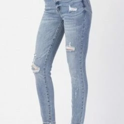 Judy Blue Hi-Waist Distressed Skinny- 82330 Clothing
