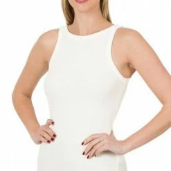 Zenana "Quick Decision" Ribbed Tank Top