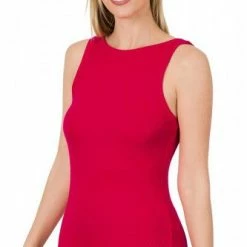 Zenana "Quick Decision" Ribbed Tank Top