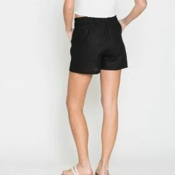 Now N Forever Clothing "Off The Clock" Black Shorts With Pockets