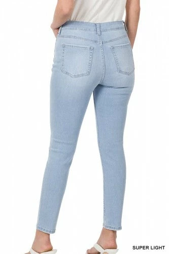 Clothing Zenana High Rise Skinny Jean- DOP-1620SS 2 Clothing Zenana High Rise Skinny Jean- DOP-1620SS