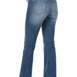 Zenana Mid Rise Bootcut Jean- DOP-1640DD Clothing