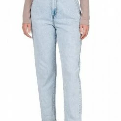 Clothing Zenana Paperbag Waist Barrel Jean- DOP-1595AB