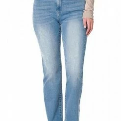 Zenana Straight Jean- DOP-1625LL Clothing