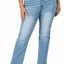 Zenana Straight Jean- DOP-1625LL Clothing