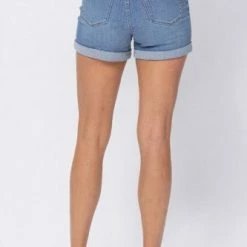 Judy Blue Hi-Rise Cuffed Shorts- 150096