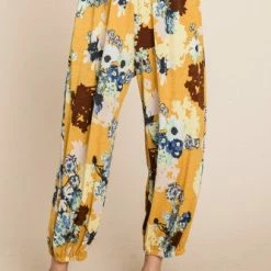 Emerald "Walk The Walk" Relaxed Fit Jogger Floral