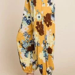 Emerald "Walk The Walk" Relaxed Fit Jogger Floral