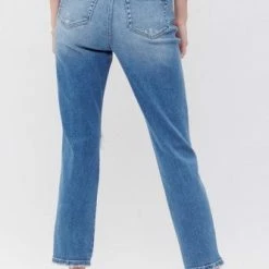 Mica Denim Super Hi-Rise Mom Jean- MDP-M122 Clothing