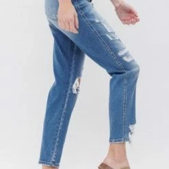 Mica Denim Super Hi-Rise Mom Jean- MDP-M122 Clothing
