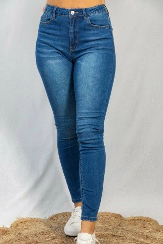 White Birch Clothing "Last Farewell" Hi-Rise Denim Jean- Blue 1 White Birch Clothing "Last Farewell" Hi-Rise Denim Jean- Blue