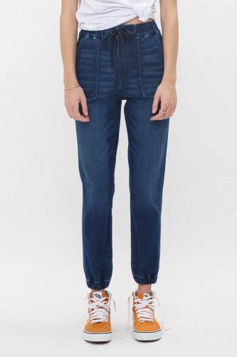 Clothing Mica Denim Hi-Rise Mom Fit Jogger- MDP-G113 1 Clothing Mica Denim Hi-Rise Mom Fit Jogger- MDP-G113