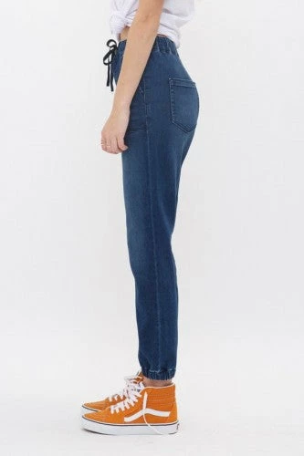 Clothing Mica Denim Hi-Rise Mom Fit Jogger- MDP-G113 2 Clothing Mica Denim Hi-Rise Mom Fit Jogger- MDP-G113