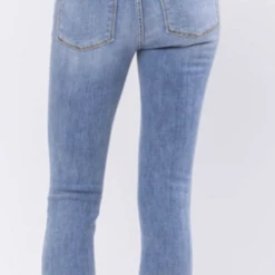 Judy Blue Mid-Rise Capri Destroyed- 82272 Clothing