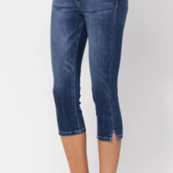 Judy Blue Mid-Rise Capri- 82274 Clothing