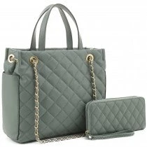 Accessorize Me New Arrivals "Kehlani" Quilted Purse With Wallet